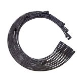 Moroso BB Chrysler Mopar Sleeved Str Plug HEI Ultra Spark Plug Wire Set - Black thumbnail 3