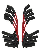 Moroso GM LS 11in Unsleeved Coil-On-Plug 90 Deg Ultra Spark Plug Wire Set - Red thumbnail 3