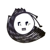 Moroso SB Ford 351W 135 Plug HEI Dist Sleeved Ultra Spark Plug Wire Set - Black thumbnail 2