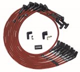 Moroso SBC Under Header 135 Deg Plug Boots HEI Sleeved Ultra Spark Plug Wire Set thumbnail 3