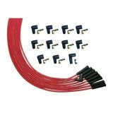 Moroso V8 Universal Str Plug Ends Non- HEI Ultra Spark Plug Wire Set - Red thumbnail 3