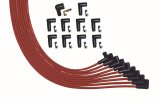 Moroso V8 Universal 90 Deg Plug HEI Distributor Ultra Spark Plug Wire Set - Red thumbnail 1