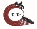 Moroso SBC Over Valve Cover 90 Deg Plug Non-HEI Ultra Spark Plug Wire Set - Red thumbnail 1