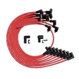 Moroso SBC Over Valve Cover 90 Deg Plug Non-HEI Ultra Spark Plug Wire Set - Red thumbnail 2