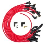 Moroso SB Ford 351W 135 Deg Plug Boots Non-HEI Ultra Spark Plug Wire Set - Red thumbnail 3