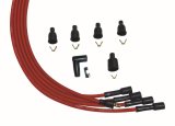 Moroso 4 Cly Straight Plug Non-HEI Unsleeved Ultra Spark Plug Wire Set - Red thumbnail 1