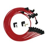 Moroso BBC Under Header 90 Deg Plug Non-HEI Ultra Spark Plug Wire Set - Red thumbnail 3