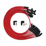 Moroso SB Ford 351W 135 Deg Plug Boots HEI Ultra Spark Plug Wire Set - Red thumbnail 2