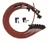 Moroso SBC Under Header 90 Plug Non-HEI Ultra Spark Plug Wire Set - Red thumbnail 1