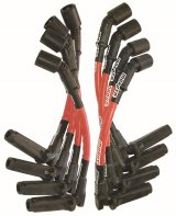 Moroso 11in Long Sleeved Coil On Plug Ultra Spark Plug Wire Set - Red thumbnail 1