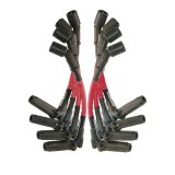 Moroso 11in Long Sleeved Coil On Plug Ultra Spark Plug Wire Set - Red thumbnail 4