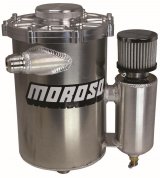 Moroso 13in Tall 7in Dia 5qt Dry Sump Tank w/Breather Tank thumbnail 3
