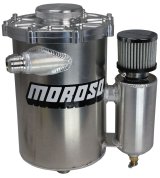 Moroso 13in Tall 7in Dia 5qt Dry Sump Tank w/Breather Tank thumbnail 5