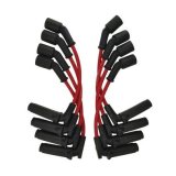 Moroso 9.75in Coil On Plug 90 Deg Ultra Spark Plug Wire Set - Red thumbnail 3