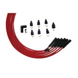 Moroso 6 Cyl 90 Deg Boot Non-HEI Ultra Spark Plug Wire Set - Red thumbnail 2