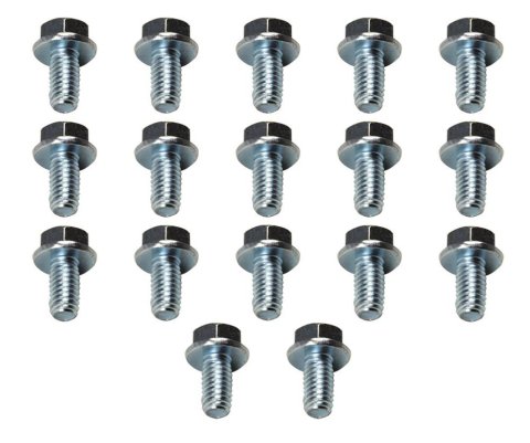 Moroso Ford C-6 Stamped Steel Transmission Pan Bolts - Set of 17