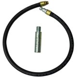Moroso 3in Long 14mm Spark Plug End Replacement Whip Hose thumbnail 2
