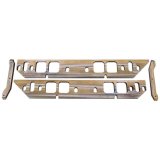 Moroso GM BBC Oval Port Intake Manifold Spacers - Machined Aluminum thumbnail 2