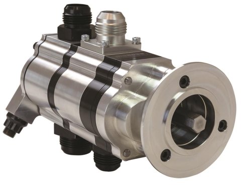 Moroso Noonan Front Hex Drive Reverse Rotation 1.800 PS V-Band 2 Stage Dry Sump Oil Pump
