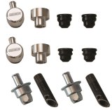Moroso 5/8in Hose Crankcase Evac System w/Billet Push In Breathers thumbnail 1