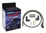 Moroso Universal Mag Tune 90 Degree Ignition Wire Set - Black thumbnail 1