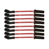Moroso GM LS/LT 8.5mm Ultra 40 9.75in Long Wire Set w/o Alum Heatshield - Red thumbnail 2