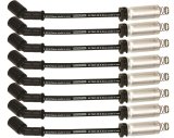 Moroso GM LS/LT 8.5mm Ultra 40 9.75in Long Wire Set w/Alum Heatshield - Black thumbnail 1