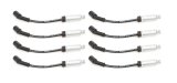 Moroso GM LS/LT 8.5mm Ultra 40 9.75in Long Wire Set w/Alum Heatshield - Black thumbnail 3