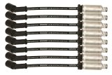 Moroso GM LS/LT 8.5mm Ultra 40 11in Long Wire Set w/Alum Heatshield - Black thumbnail 1