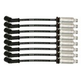 Moroso GM LS/LT 8.5mm Ultra 40 11in Long Wire Set w/Alum Heatshield - Black thumbnail 2