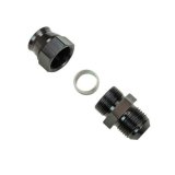 Moroso Aluminum Fitting Adapter 10AN Male to 5/8in Tube Compression - Black thumbnail 2