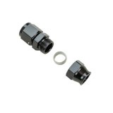 Moroso Aluminum Fitting Adapter 10AN Female to 5/8in Tube Compression-Black thumbnail 2