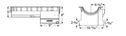 Moroso BBC Gen V/VI Drag Race Steel Oil Pan - Clear Zinc thumbnail 1