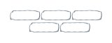 Moroso Chevrolet Big Block Mark IV Oil Pan Gasket - One Piece - Reinforced Steel (5 Pack) thumbnail 3