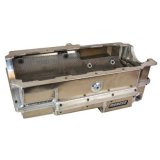 Moroso Brodix 5.00in Bore Space BBC 2 Piece -16AN External Wet Sump Aluminum Oil Pan thumbnail 5