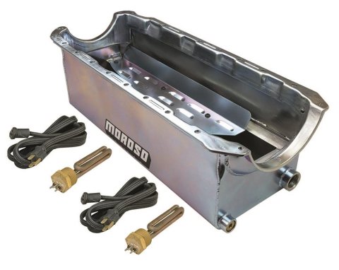Moroso BBC Mk IV Monster Truck 7.75in Deep Wet Sump 9.5 Qt Steel Oil Pan