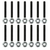 Moroso Chevrolet Big Block Fabricated Valve Covers Broached Stud Kit (Non-Serrated Flange Nuts) thumbnail 2