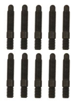 Moroso Bullet Nose Black OX Studs - 1/4-20 X 1/4-28 X 1.5 Long (10 Pack) thumbnail 1
