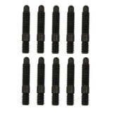 Moroso Bullet Nose Black OX Studs - 1/4-20 X 1/4-28 X 1.5 Long (10 Pack) thumbnail 2