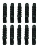 Moroso Bullet Nose Black OX Studs - 1/4-20 X 1/4-28 X 1 3/16 (10 Pack) thumbnail 2