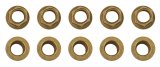 Moroso 1/4in-28 Zinc Flange Nut w/ Washer Face - 10 Pack thumbnail 1
