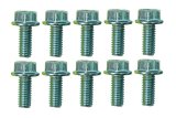 Moroso 5/16in-18 x .750in Serrated Zinc Flange Bolt - 10 Pack thumbnail 2