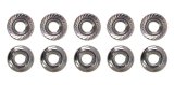 Moroso M6 x 1.00 Serrated Zinc Flange Nut - 10 Pack thumbnail 1