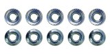 Moroso M6 x 1.00 Serrated Zinc Flange Nut - 10 Pack thumbnail 2