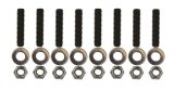 Moroso Pontiac Valve Cover Stud Kit w/ Broached Studs/Washers/Nylock Nuts thumbnail 1