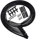 Moroso Universal 90 Degree Plug Ends Black Ultra 40 Wire Set & Coil Pack Kit thumbnail 1