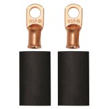 Moroso 1GA Wire 3/8in Dia Stud Crimp/Solder Battery Cable Terminal Kit (2 Pack) thumbnail 1