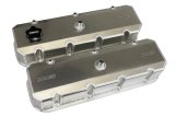 Moroso GM BBC -12AN Breather 3.875in Tall Aluminum Valve Cover - Pair thumbnail 1