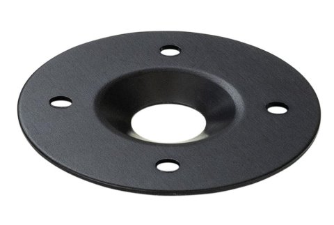 Moroso Large 1-3/4in Diameter Quick Fastener Reinforcing Plates - Black (10 Pack)