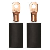 Moroso 5/16in Dia Stud 2 GA Wire Crimp/Solder Battery Cable Terminal Kit (2 Pack) thumbnail 1